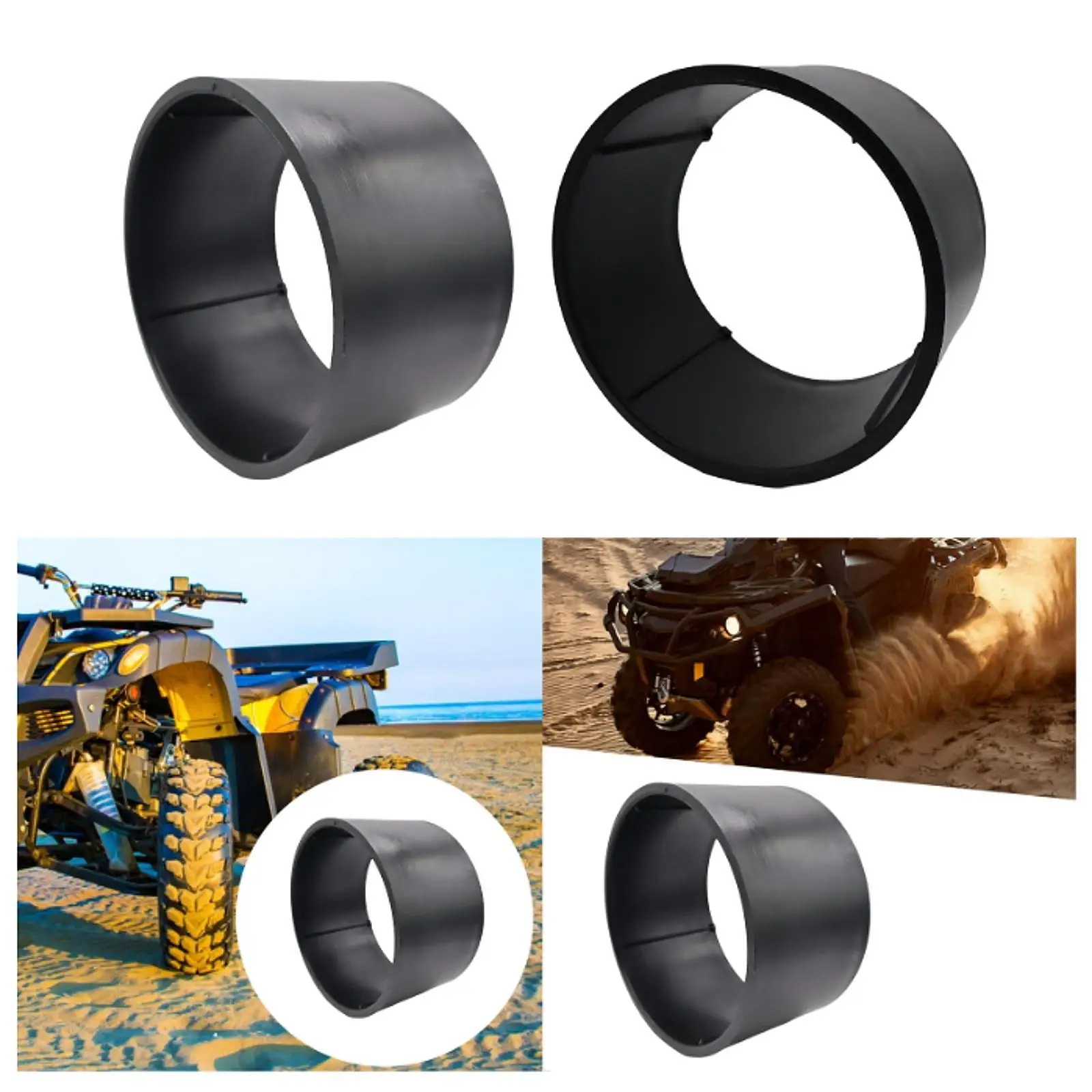 

Go Kart Tire Sleeve Wheel Go Kart Modified Traction Reduction Easy Installation Hub Accessories