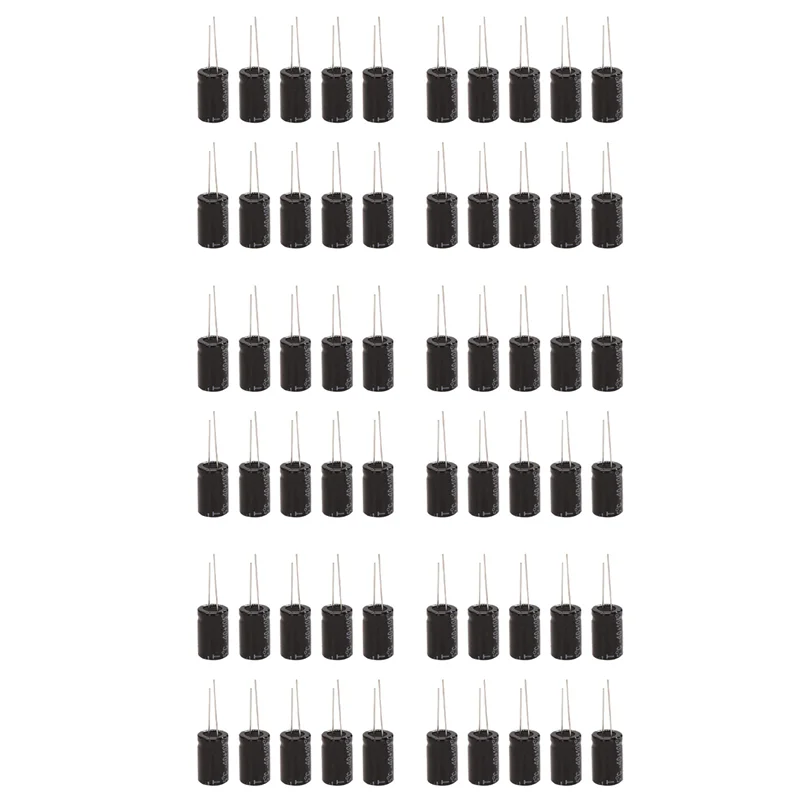 

ABKQ-60 Pcs 13X21mm 2200Uf 25V Radial Aluminum Electrolytic Capacitors