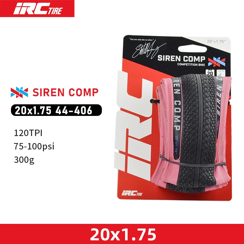 Japan Original IRC SIREN COMP BMX Bicycle Fold Tire 20x1 1/8 20x1
