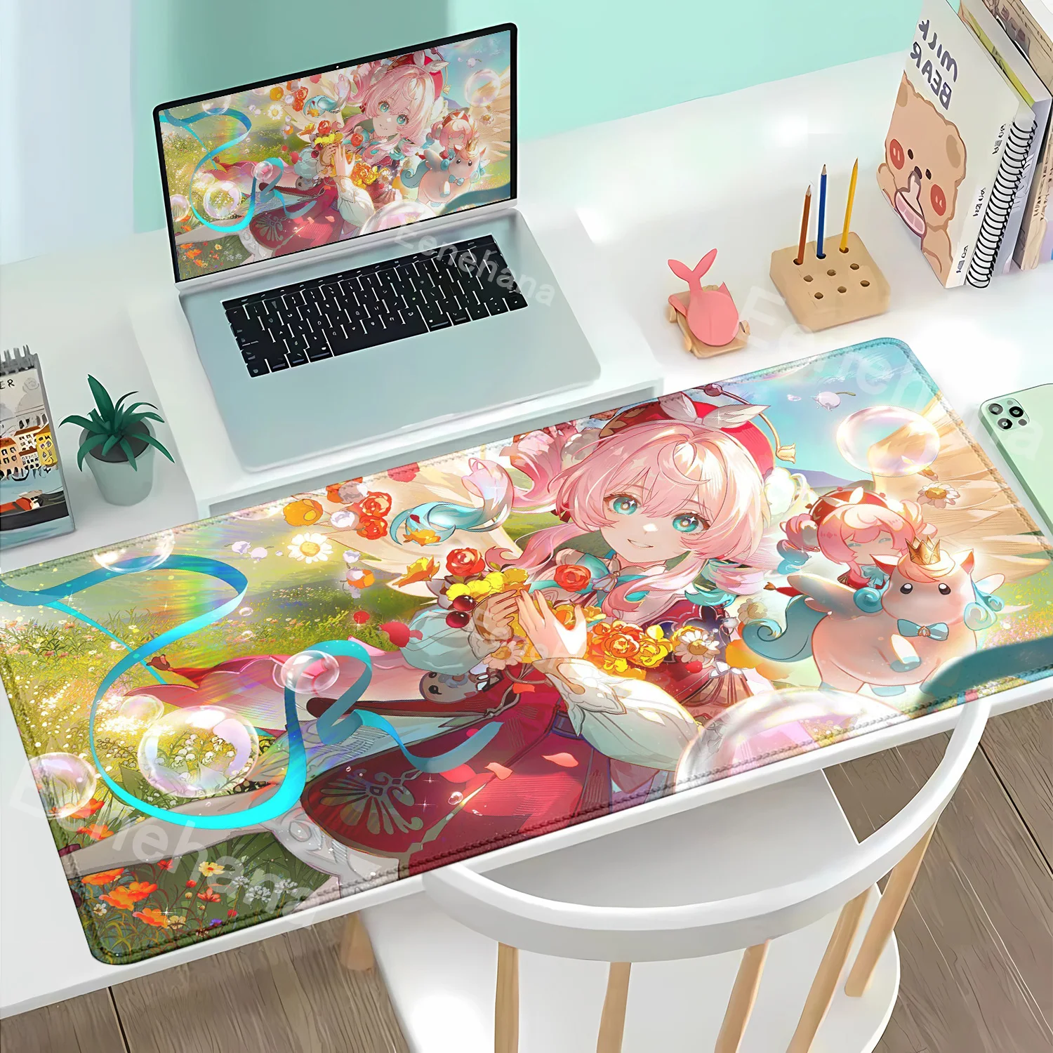 

Honkai: Star Rail Hyacine сексуальная девушка коврик для мыши клавиатура резиновый оверлок коврик для мыши аксессуары для игровых офисов XXL teclado настольный коврик