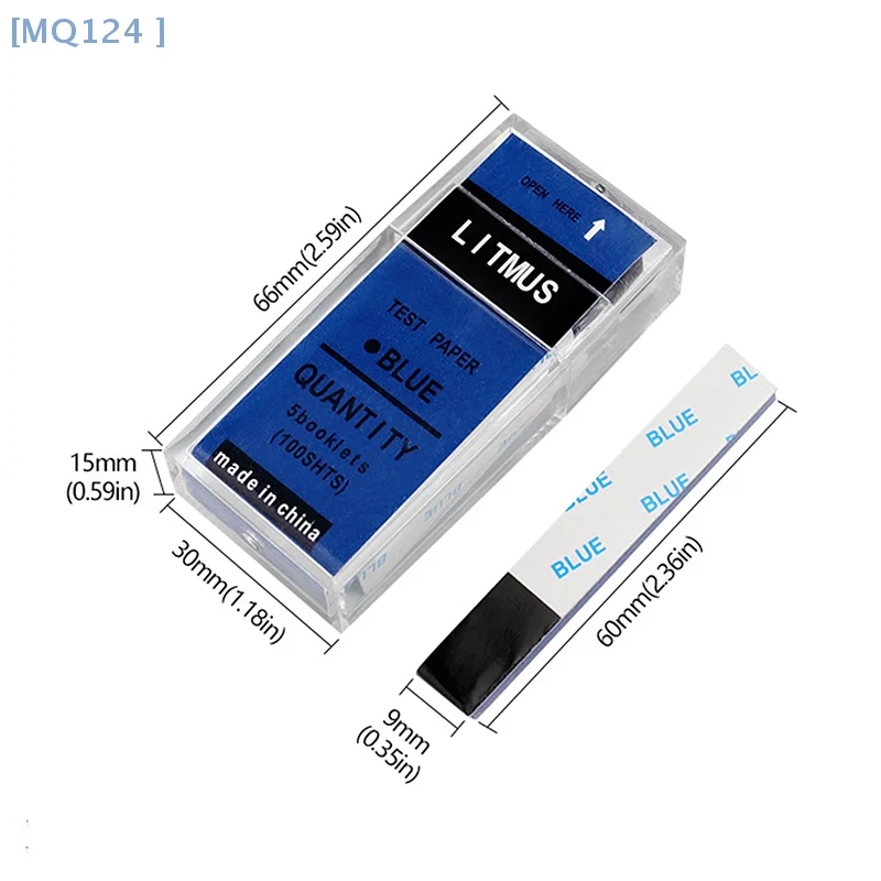 100 ストリップ/ボックス PH テストストリップ赤/青リトマス紙酸アルカリ試験紙水土壌研究所酸アルカリ検出