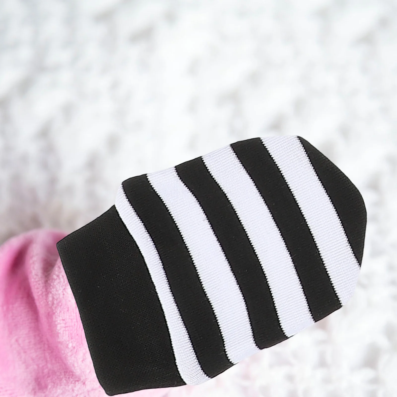 

6 Pairs Baby Anti Scratch Gloves Newborn Warm Cotton Mittens White Gray Black Navy Striped Breathable Protective Soft