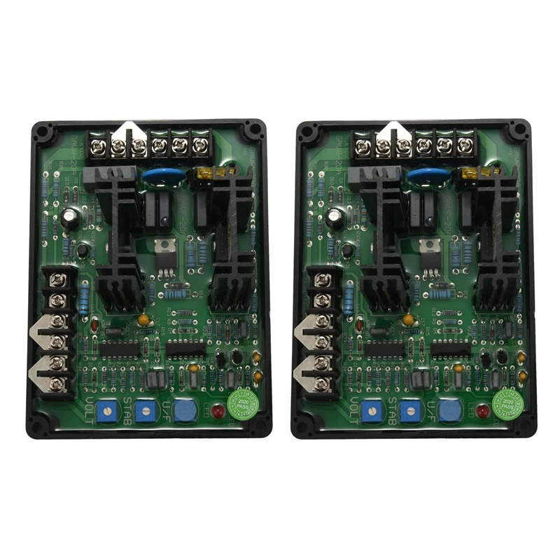 

Hot 3X Gavr-20A Av Universal Brushless Automatic Voltage Regulator Module Avr Generator 220/400Vac Frequency Emi Suppression