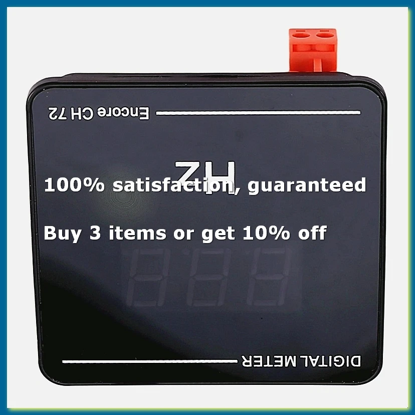 Digital Cymometer Digital Frequency Meter 10-99.9Hz AC50-500V 0.56in LED Display Hz Counter Tester Cymometer-A32R