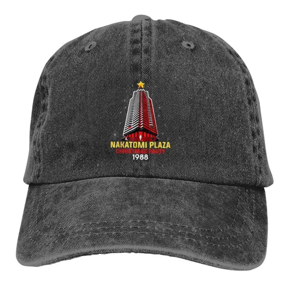 Washed Men's Baseball Cap Nakatomi Plaza Trucker Snapback Cowboy Caps Dad Hat Die Hard Movie Party 1988 Bruce Willis Golf Hats