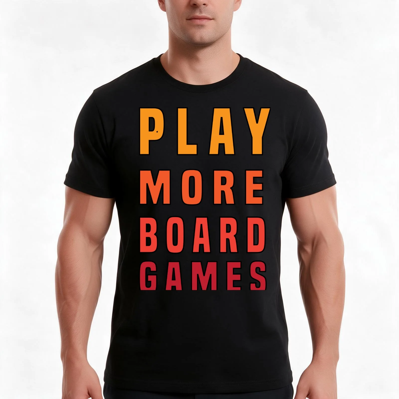 Play more board games T-Shirt Summer Casual Cotton Tee Oversized Streetwear Tops Vintage Graphic Print Unisex Men Women