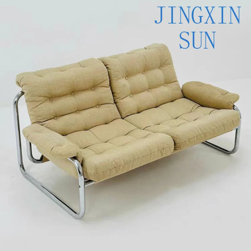 Modern fabric sofa, small apartment living room designer, creative special-shaped hotel, model room reception chair