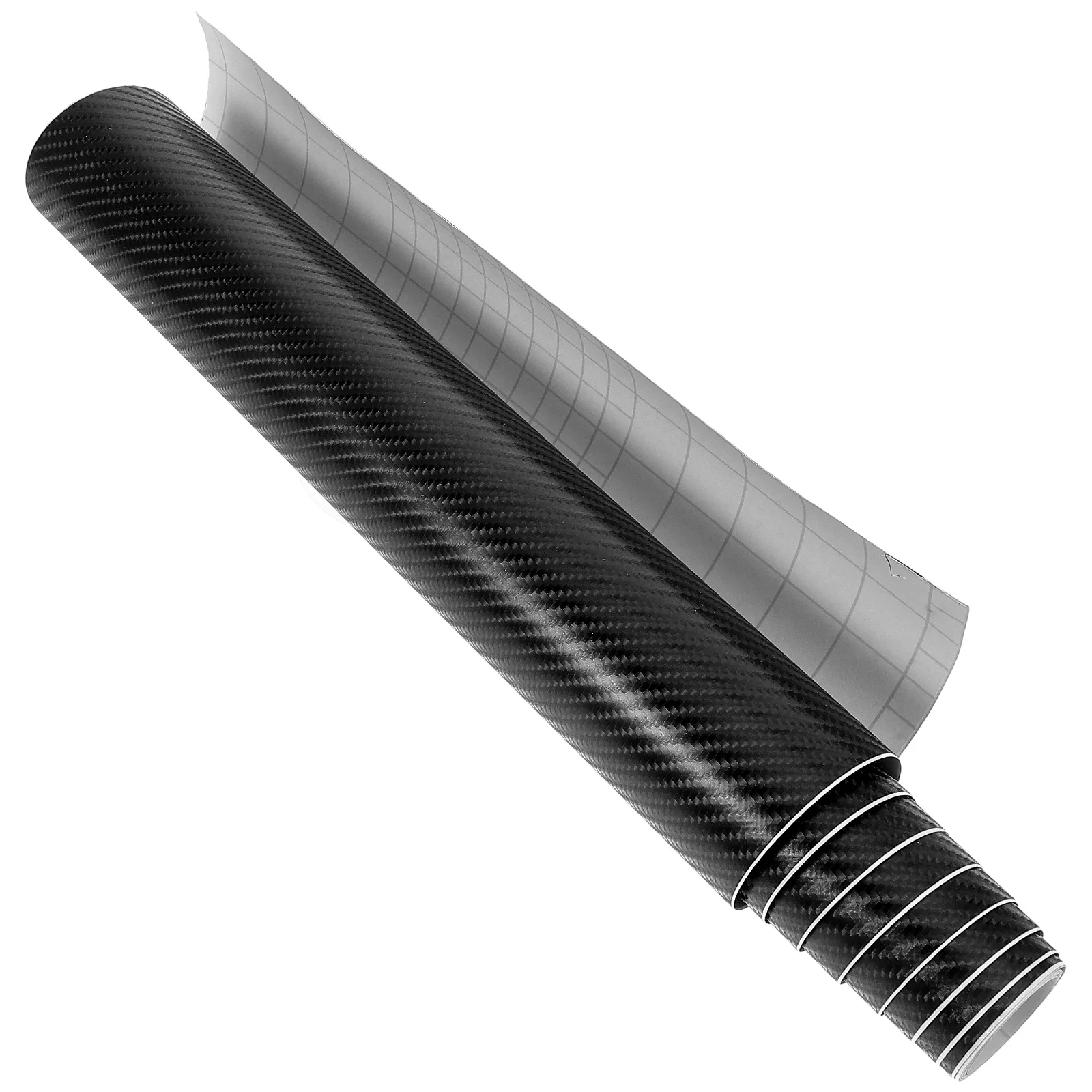 

3D Carbon Fiber Sticker Vinyl Scratch Resistant Car Decal Self-Adhesive Wrap For Vehicle Exterior Interior