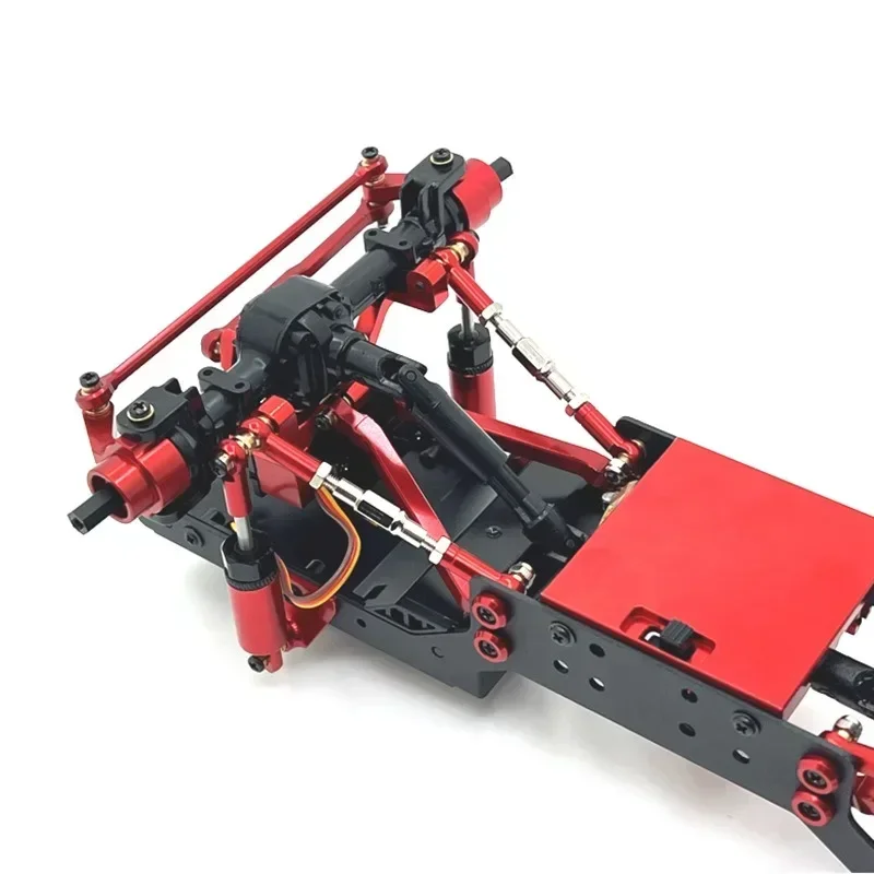 1/12 새로운 MN99S 원격 제어 자동차 예비 부품, 금속 업그레이드, 타이로드, 충격 흡수 장치, 키트 가방