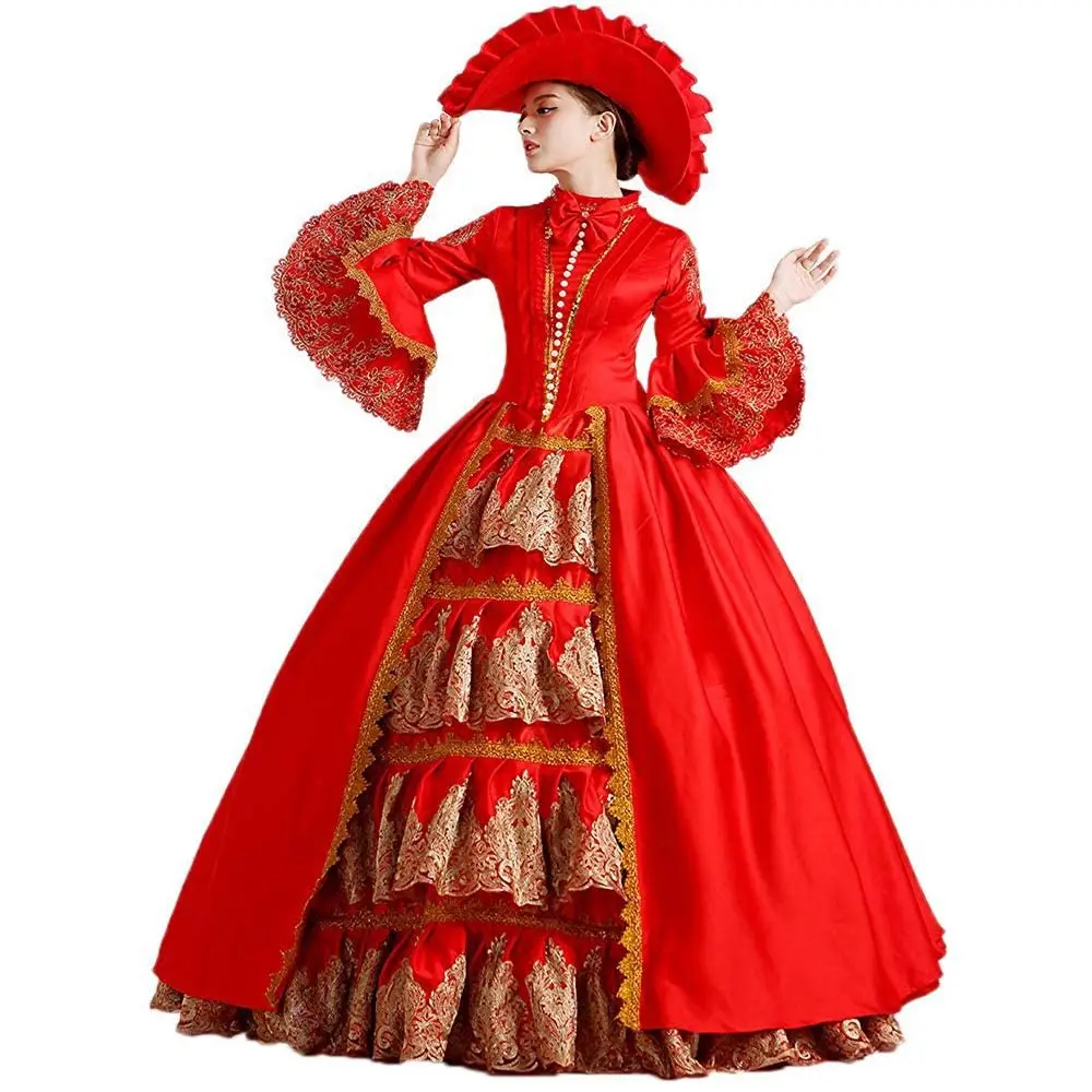 

Грузинское платье Марии-Антуанетты, придворные вечерние платья, нарядное платье, вечернее платье в викторианском стиле