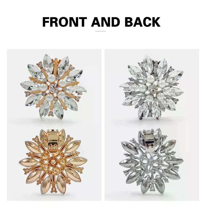 1Pcs Detachable Shiny High Heels Clips  Shoes Decoration For Women Girls Fashion Rhinestones Shoes Buckle Accessories Gifts