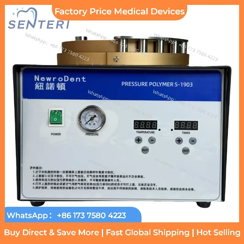 2026 Laboratory Sterilization Pneumatic Rapid Polymerizer Automatic Curing Pressure Cooker for Tooth fastshipping