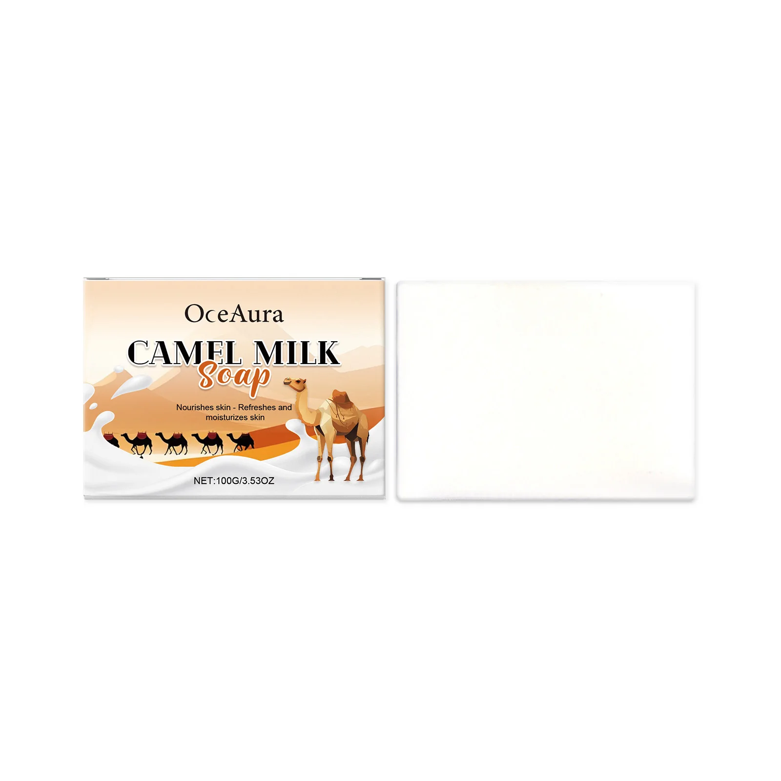 

Camel Milk Skincare Cream - Nourishing & Moisturizing Face & Body Lotion with Natural Proteins, 100g/3.53oz