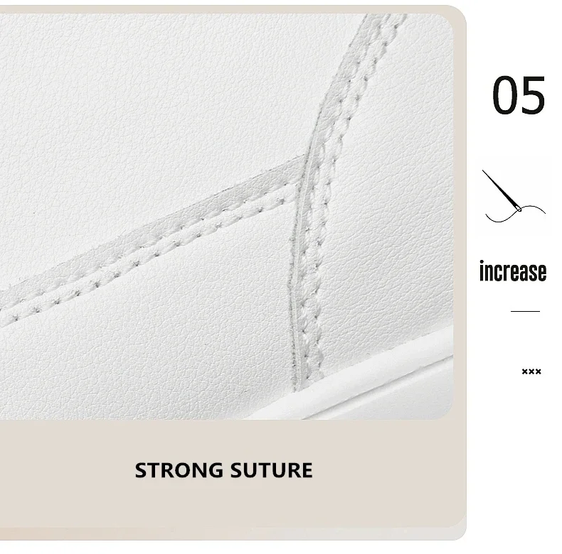 Lift Turnschuhe Mann Aufzug Schuhe Höhe Erhöhen Einlegesohle 8 cm Weiß Schwarz Größere Schuhe Männer Freizeit Mode Sport Plus größe 36-44 – Detail 14