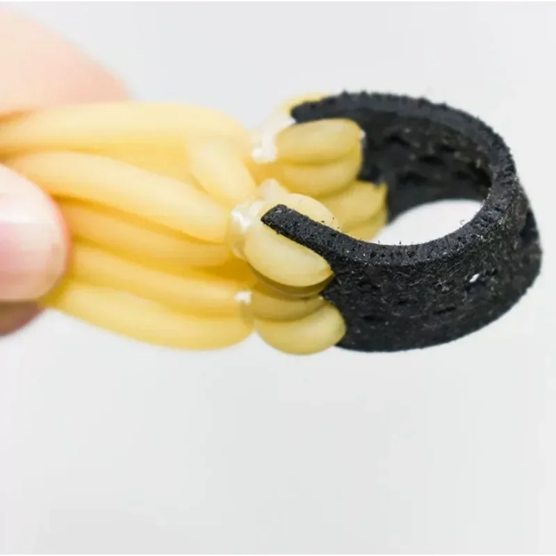 8-strand Tubular Slingshot Latex Bands High Stretch and Wear-Resistant Elastic Tubes for Outdoor Slingshot Shooting Practice