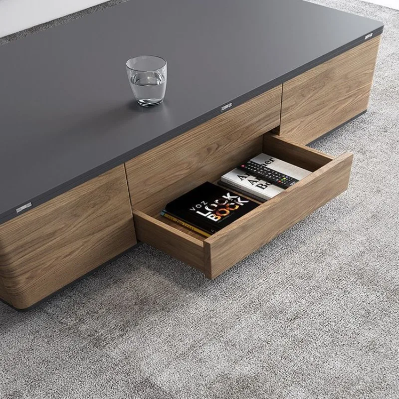 Multi-functional Coffee Table, Dining Table, Dual-purpose Small Apartment, Simple Light Luxury Style, Living Room,