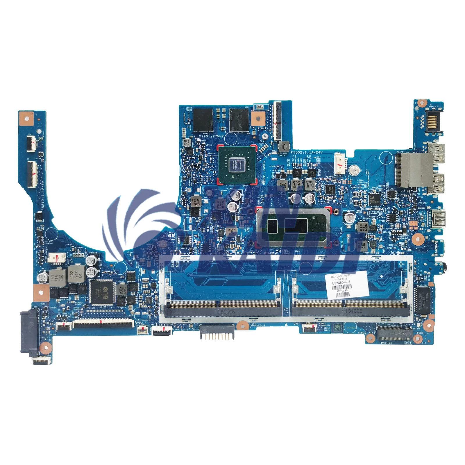 

Laptop Motherboard For HP 17-CE X360 L52450-601 448.0G811.0011 18795-1 Notebook Mainboard i5 i7 8th 10th MX250 Full Tested