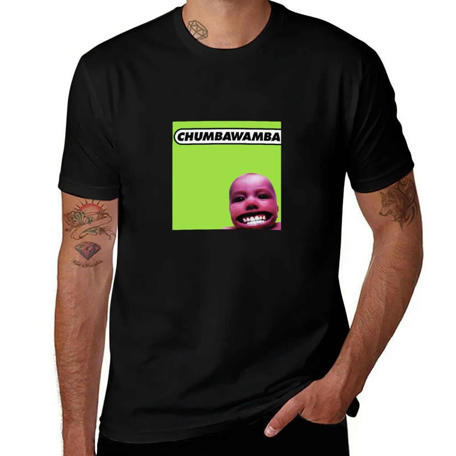 

Album t T-Shirt man 80S Chumbawamba funny t shirts essential shirt