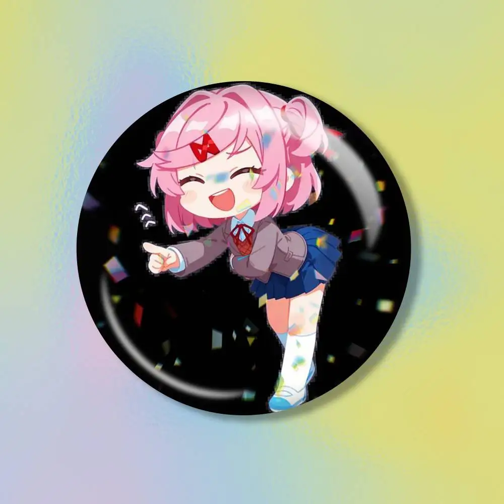 Kawaii School Girl  Brooch Metal Badge Brooch, Fashion Decorative Pins for Hat Bag Clothing Decoration Gift