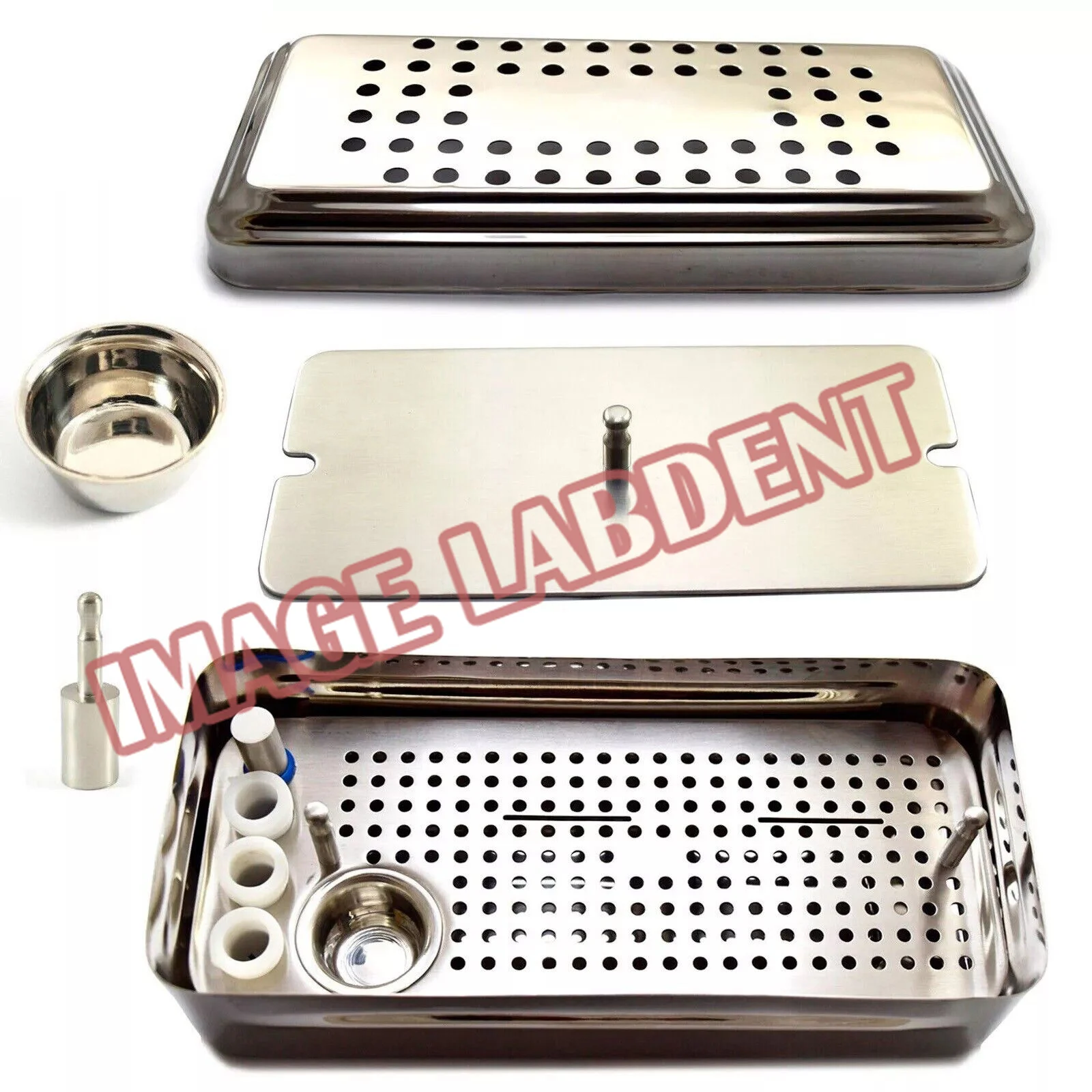 Dental Stainless Steel PRF Box GRF System Platelet Rich Fibrin Set Bone Graft Implant Surgery Membrane Kit Dentistry Lab Tools