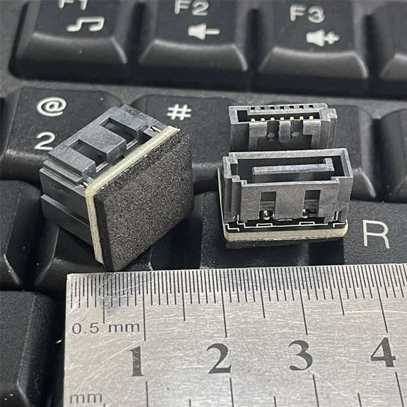 데스크탑 마더 보드 SATA 7PIN 2.0 3.0 인터페이스 역방향 회전 180 도 각도 커넥터 어댑터