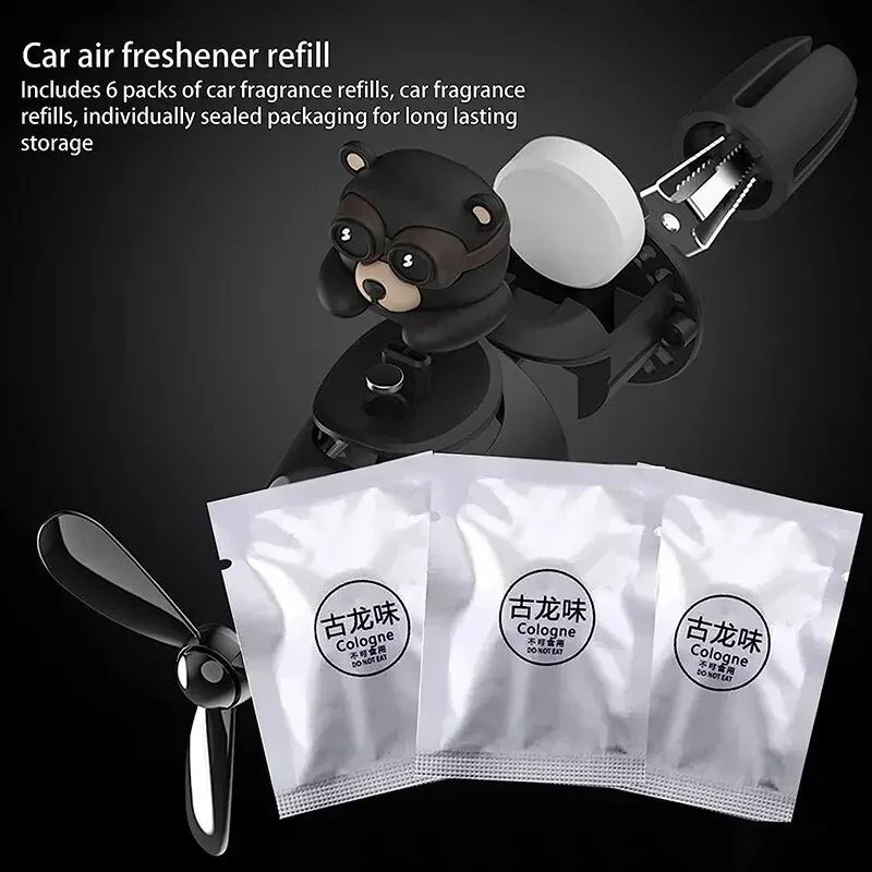 10/20PCS Flavor Diffuser Car Air Freshener Refills Aroma Diffuser Fragrance Scent Replacement Set  Car Interior Accessories