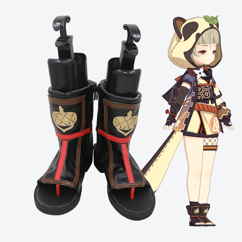 

Game Genshin Impact Sayu Cosplay Boots Anime Halloween Party Role Play Shoes