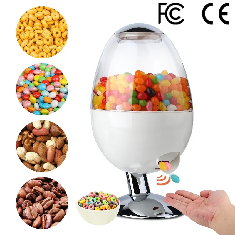 

Резервуар для хранения закусок Многофункциональный автоматический сенсорный бесконтактный дозатор конфет