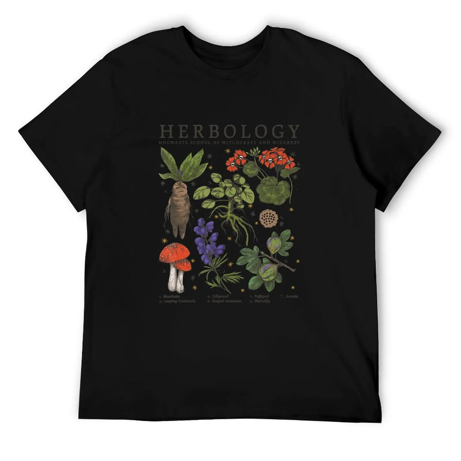 

Herbology Plants T-Shirt man t shirt graphic anime t shirts oversize t shirts for man graphic tees T-Shirt