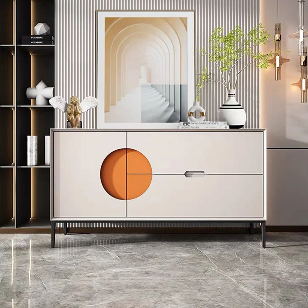 

Big Storage Pantry Cabinet Kitchen Hutch Door White Drawer Modern Cabinet Bathroom Organizer Vetrina Soggiorno Home Furniture