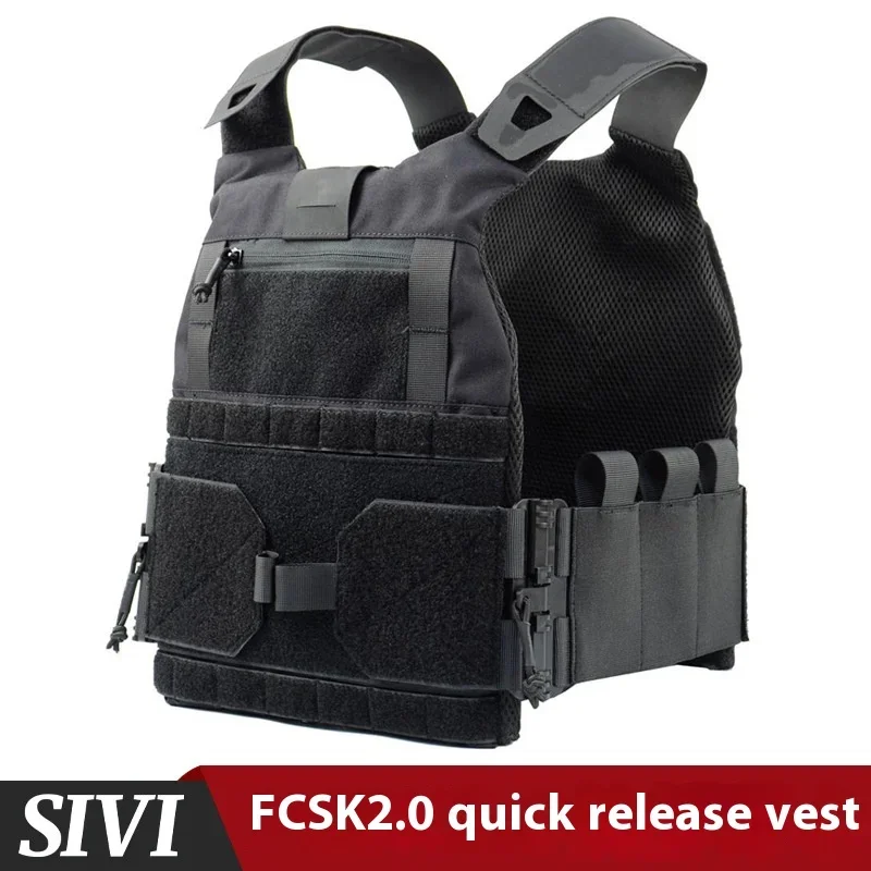 

FCSK 2.0 Quick-release Tactical Vest Low Visibility Inside and Outside Can Be Worn Quick Response Lightweight Combat Vest