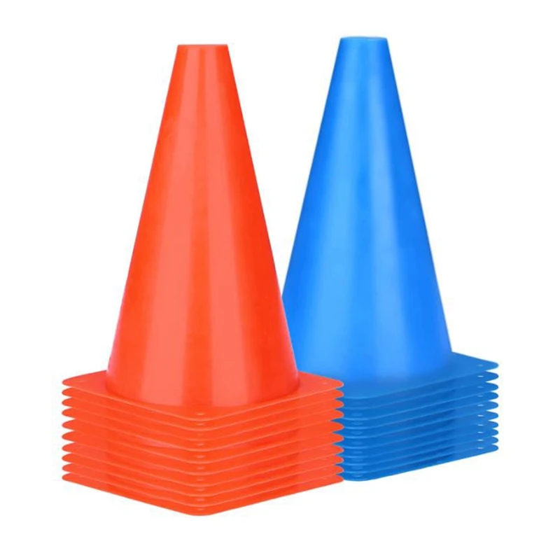 

20 Pcs 9Inch Cones Sports,Training Cones For Soccer,Agility Field Marker Cones For Drills Outdoor Football Basketball