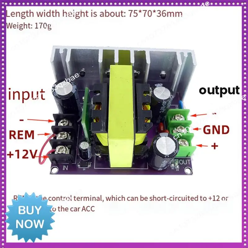 Hot Ltem Audio Module Single DC 12V Subwoofer Car Audio Modification Amplifier Isolation Boost Dual Power Module