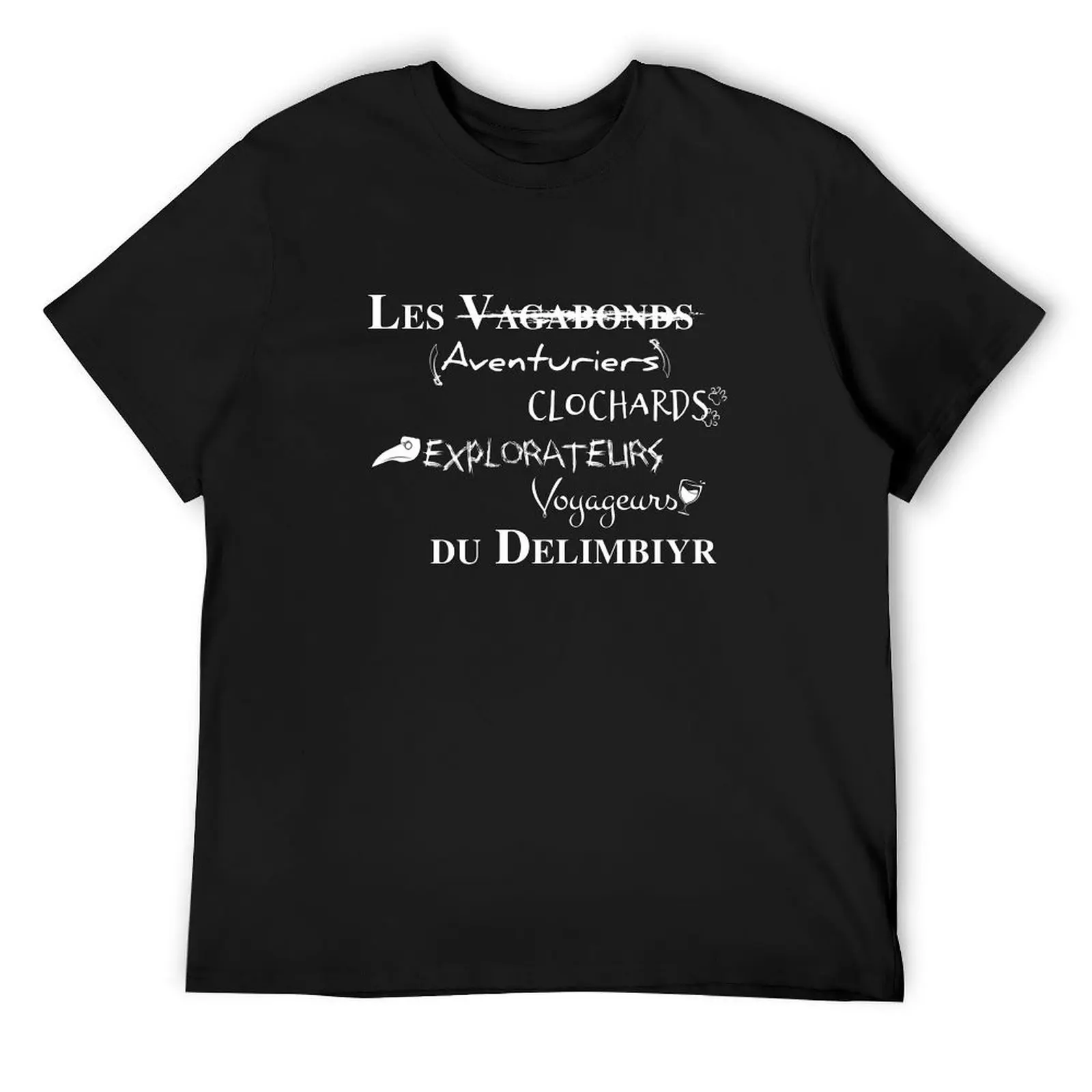 

Les Vagabonds du Delimbiyr - Blanc T-Shirt graphic t shirt vintage custom t shirt cotton t shirt men