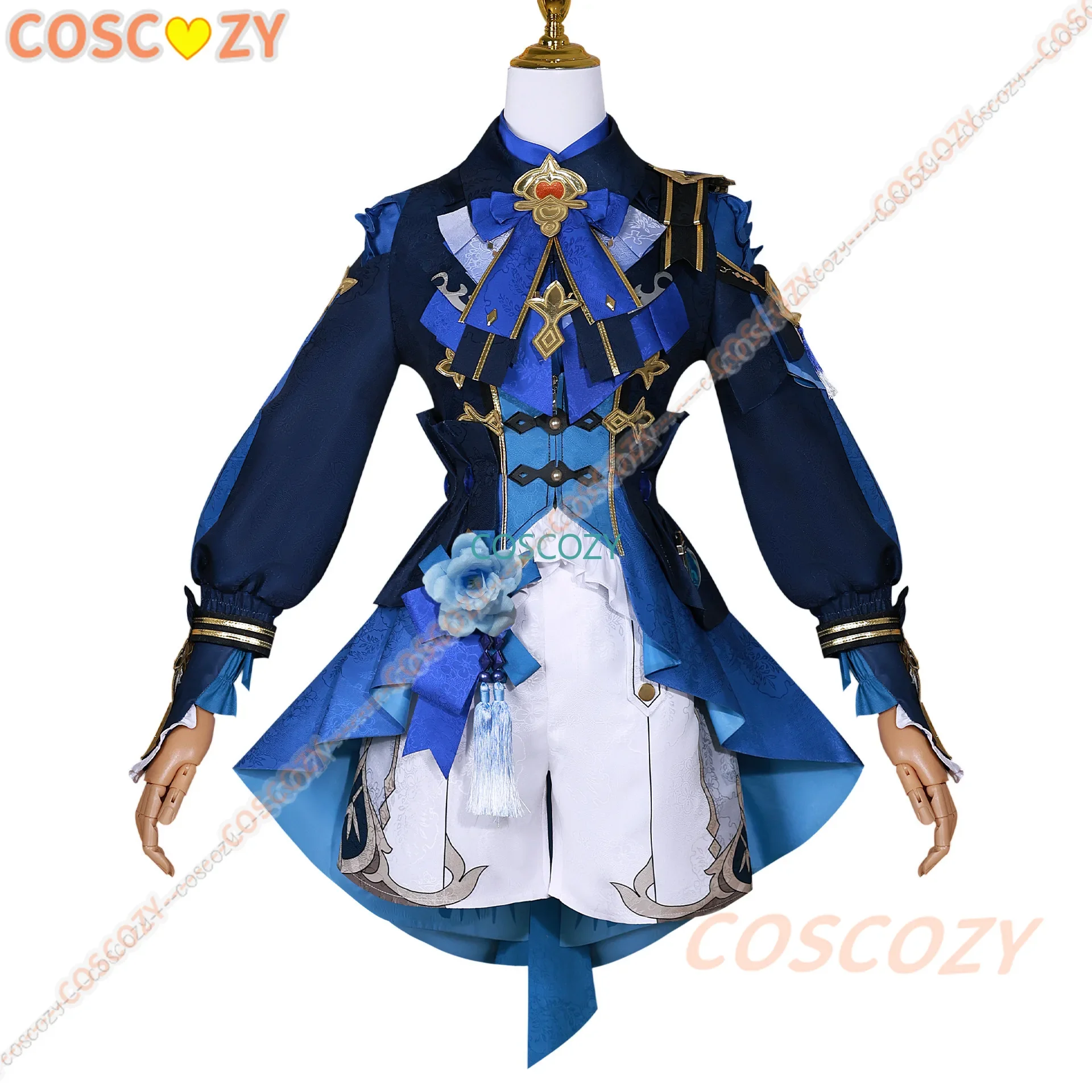 Xingqiu Cosplay Kostüm Perücke Bambus Regen Uniform Neue Haut Requisiten Liyue Laterne Rite Halloween Party Genshinimpact Neue Cosplay