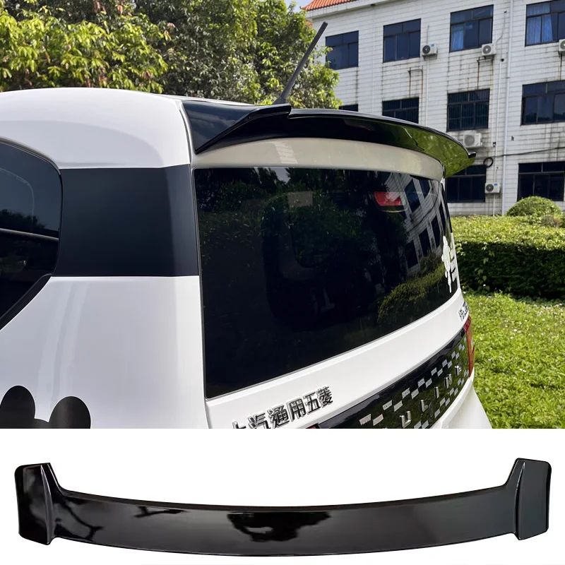 

Wuling HongGuang Spoiler for Freze Nikrob EV Tail Fin Gloss Black 2020 To 2023 Car Roof Wing Accessories