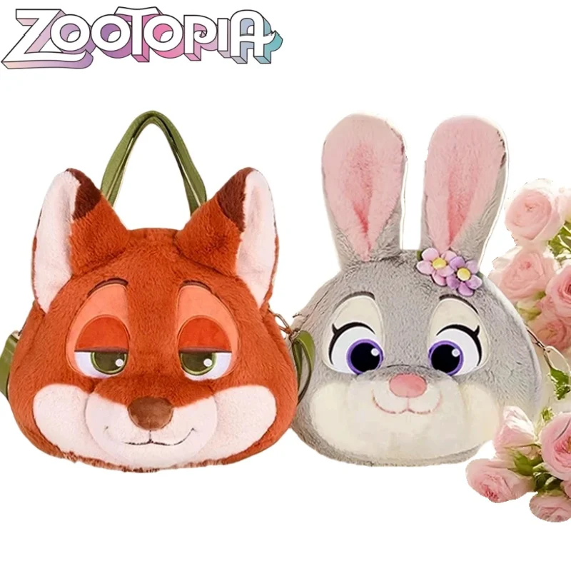 

Новый рюкзак с большим лицом Zootopia, повседневная универсальная сумка на плечо с героями мультфильмов Джуди Хоппс, товары в стиле аниме, праздничный подарок для поездок на работу