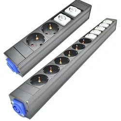 PDU power board Schuko NAC3MPA NAC3MPB input/output sound plug socket 2-11AC EU aviation combination socket