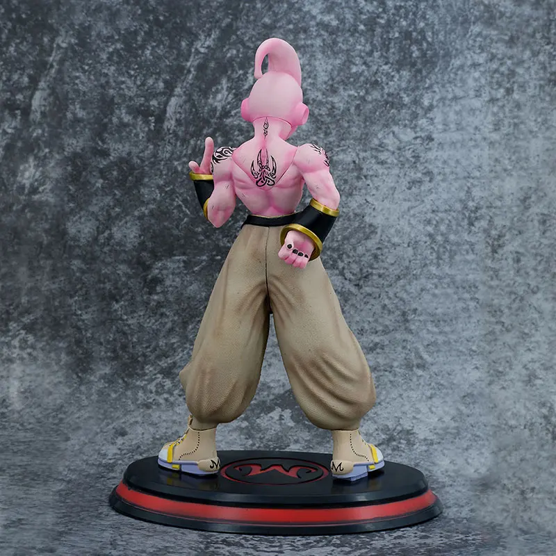 Dragon Ball Tattoo 28CM Anime Majin Buu Figurine DBZ Fat Buu Ornament PVC Action Figures Collection Model Toys Birthday Gift