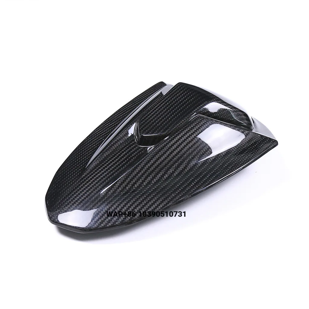3K Carbon Fiber Motorcycle Accessories Tailstock Cover Rear Hump for Triumph Triple 765 RS 2016-2021