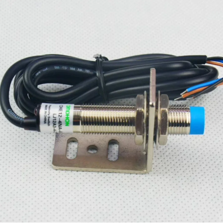 DZYJ-0009 metal proximity sensor metal detection switch NPN three wire normally open L bracket