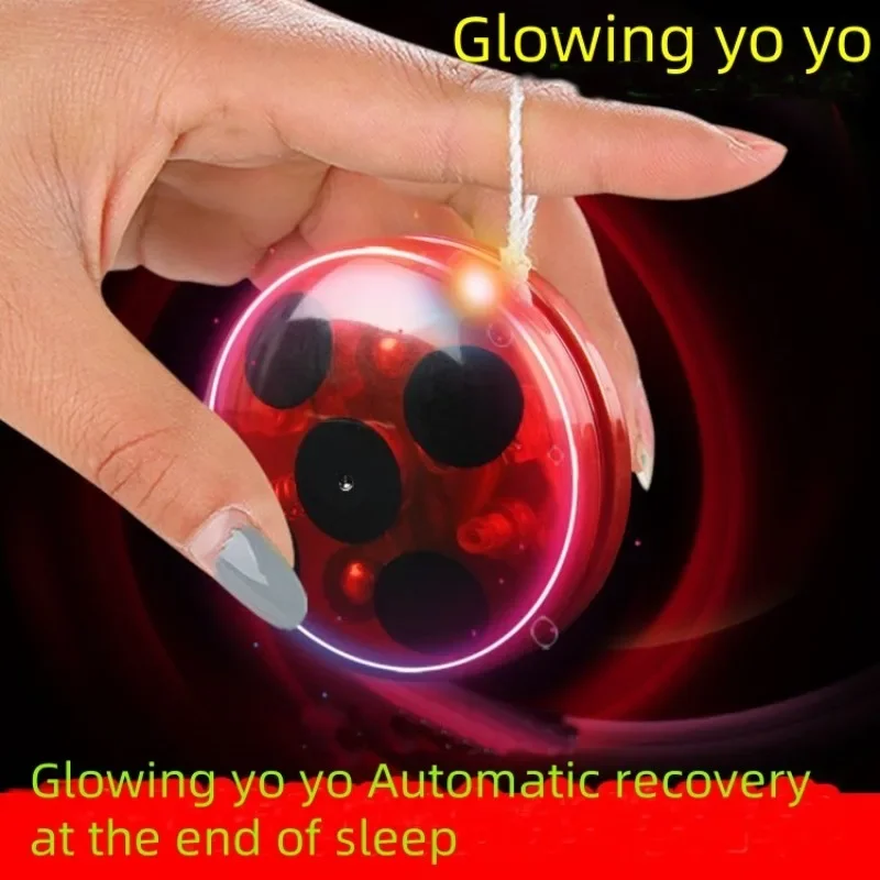 

Ladybug YoYo Ball Luminous Flashing Child Funny Toy YoYo Ball Toys for Kid Entertainment Children Gift Party Toy