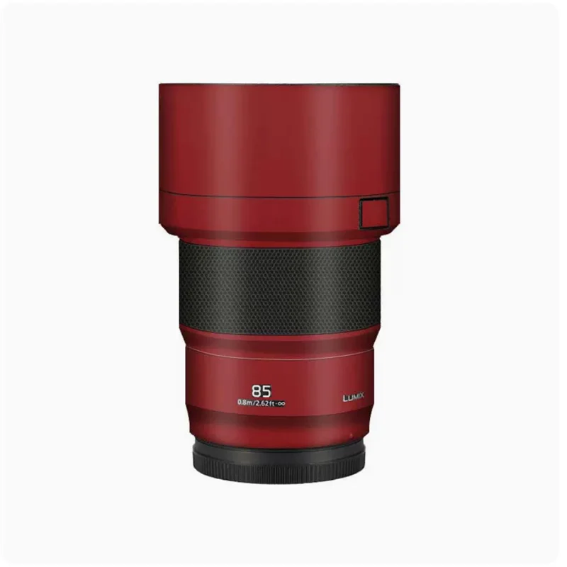 Pegatina de lente de cámara antiarañazos para Panasonic S 85mm F1.8, envoltura de abrigo, película protectora corporal, Protector de piel