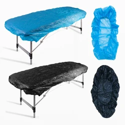 Disposable Tattoo Bed Cover Roll Plastic Waterproof Black Elasticated Dental Massage Table Studio Couch Protector Film Sheet