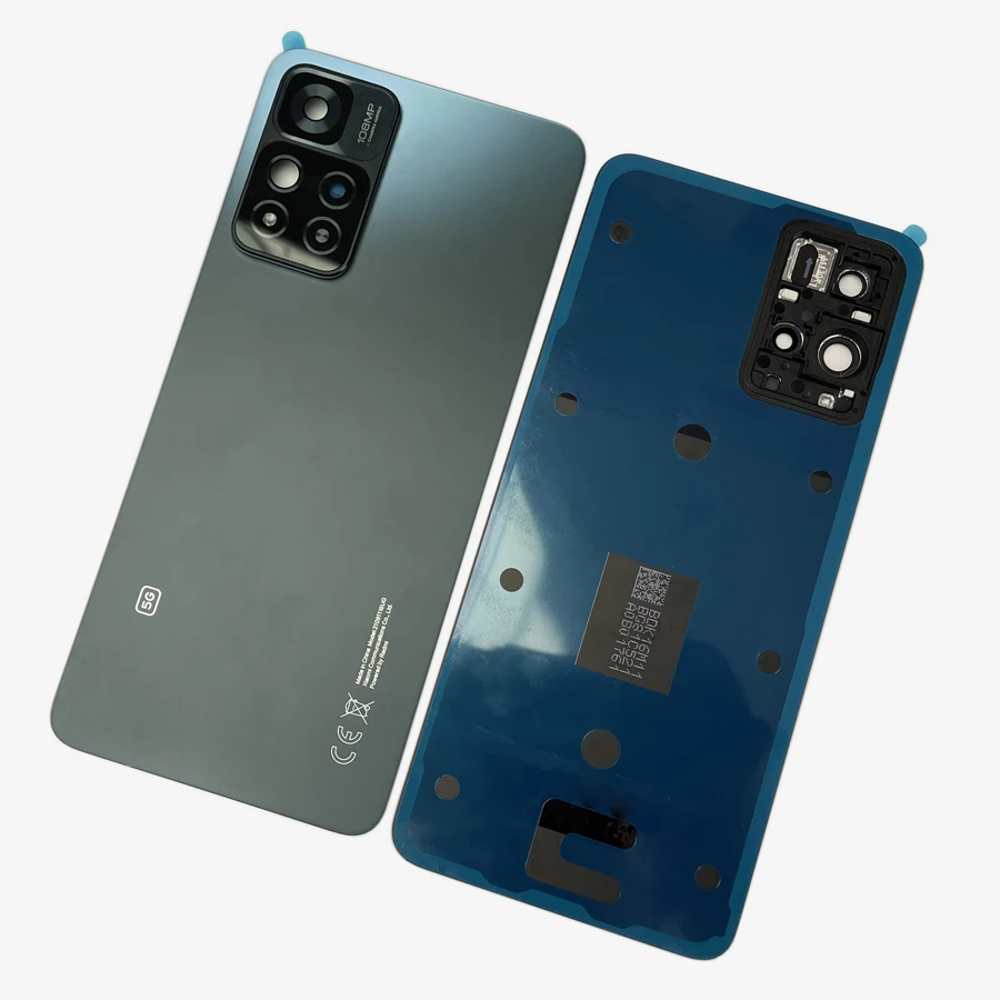 A+++ Back Glass Cover For Xiaomi Redmi Note 11 Pro+ 5G Plus Battery Door 21091116UG 21091116UC Replacement With Camera Frame