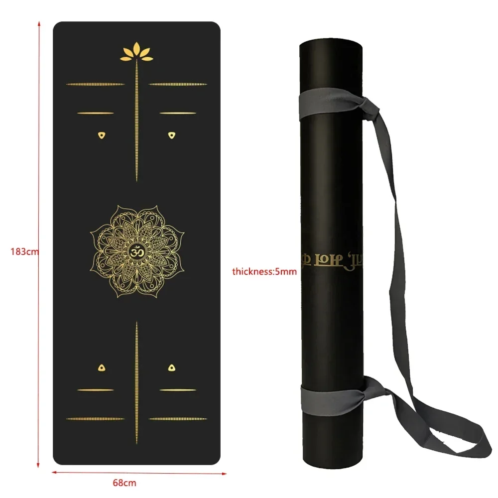 183cm casa exercício plutônio yoga durável borracha natural tapete de yoga antiderrapante tapete yoga alta qualidade esportes almofada ginásio acessórios de fitness