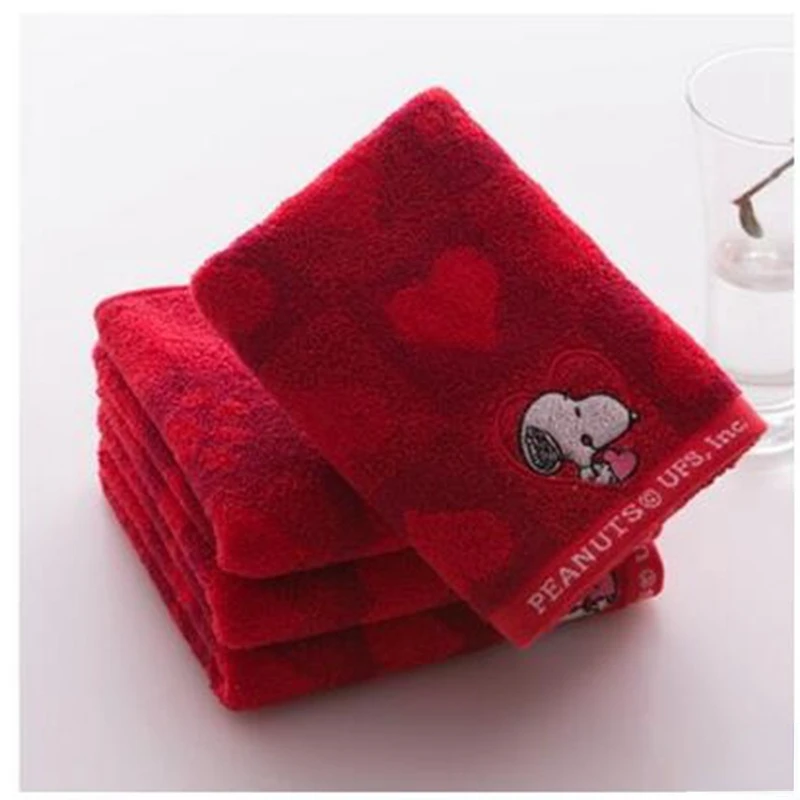 Snoopy Cotton Towel Anime Men Women Bath Towel Bathroom Face Towel Strong Absorbent Soft Non-shedding Adult Thickened Towels