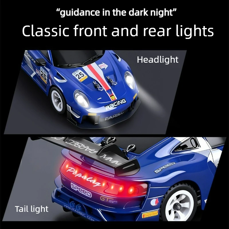 لعبة سيارة أشياء رائعة هدية مضحكة-1:28 سيارة انجراف 4WD Rc عالية السرعة، لعبة سيارة تعمل بالتحكم عن بعد، سيارة Kawaii Gyroscope Mini Rc، ألعاب للأطفال