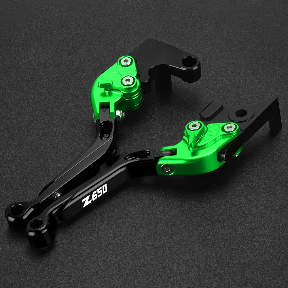 عتلات مقبض قابلة للطي قابلة للتمديد لـ KAWASAKI Z650 مجموعة رافعة الفرامل Z 650 2016-2018 2019 2020 2021-2024