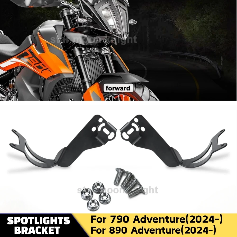 

Motorcycle Spotlights Bracket For 790 Adventure 890 ADV 2024- Fog Lights Auxiliary Lamp Holder Mount Accessories